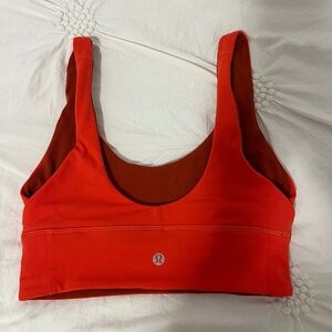 LULULEMON Red Orange Reversible Align Bra
